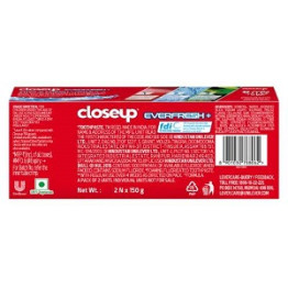 Closeup Tripler Fresh Formula, 2x150g